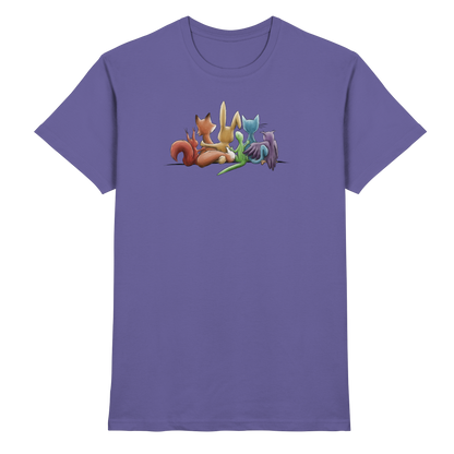Regenbogen Tiere für Freundschaft, Toleranz und Vielfalt - Premium Shirt
