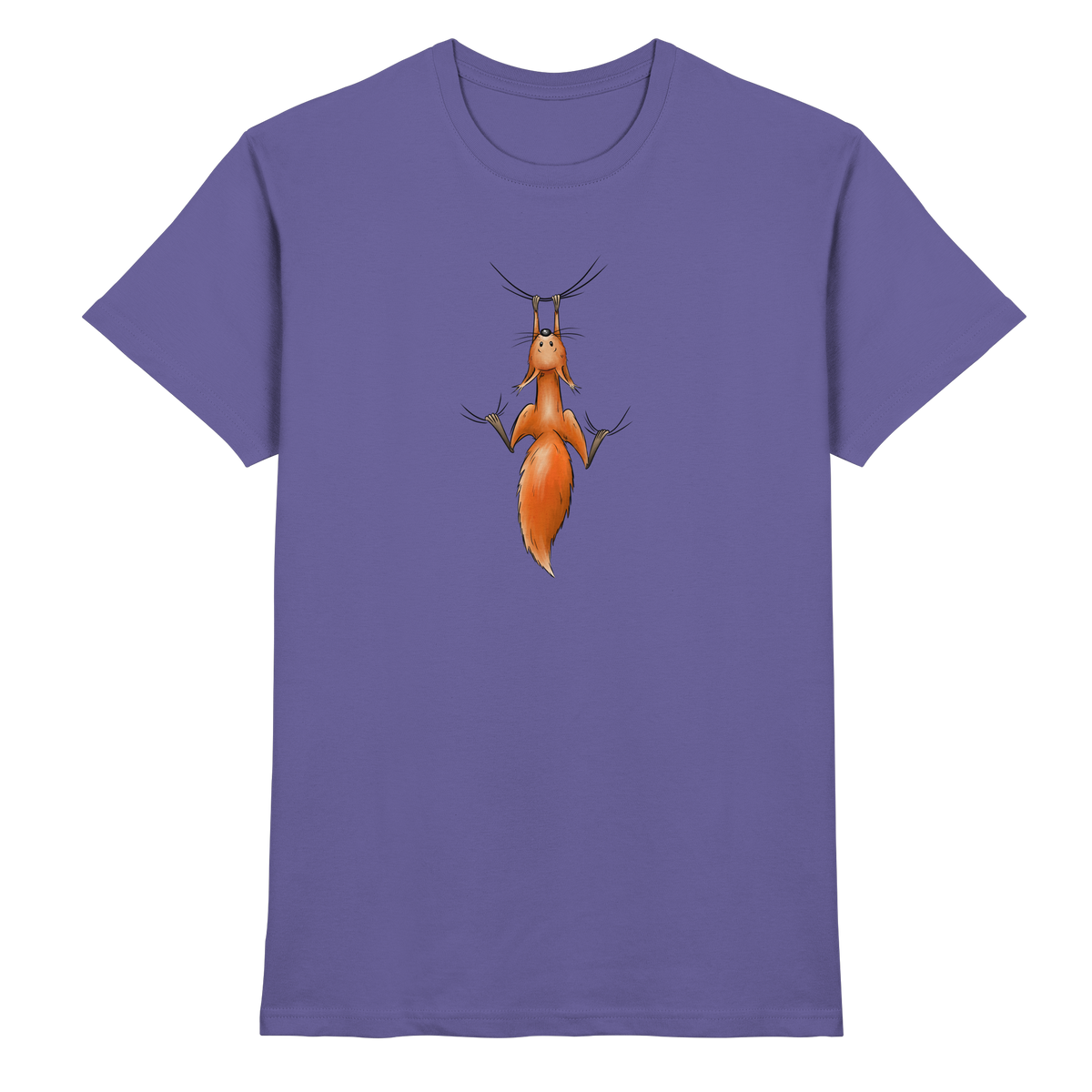 Rotes Eichhörnchen hängt ab - Premium Shirt