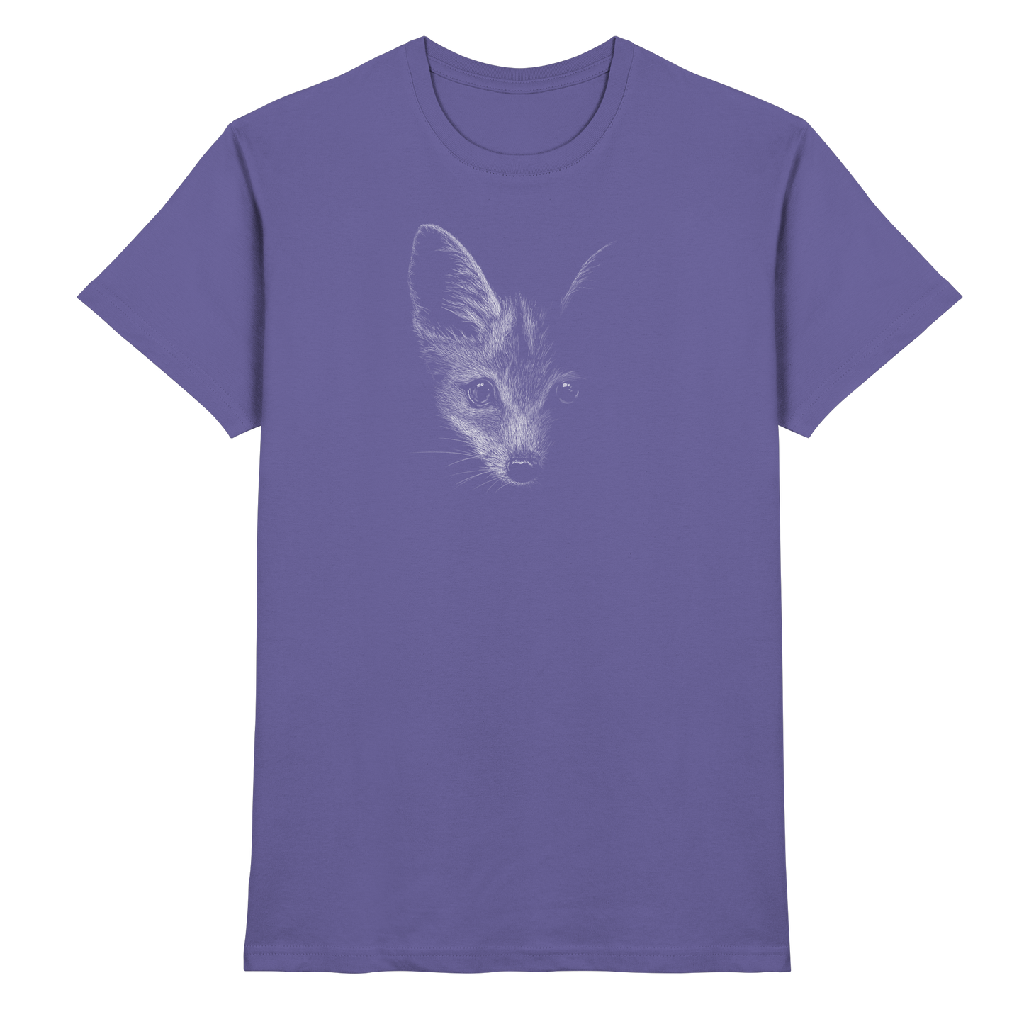 Fuchs Kritzelkunst Illustration - Premium Shirt