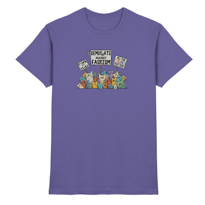 Demo-Katzen gegen Faschismus und für Vielfalt - Premium Shirt