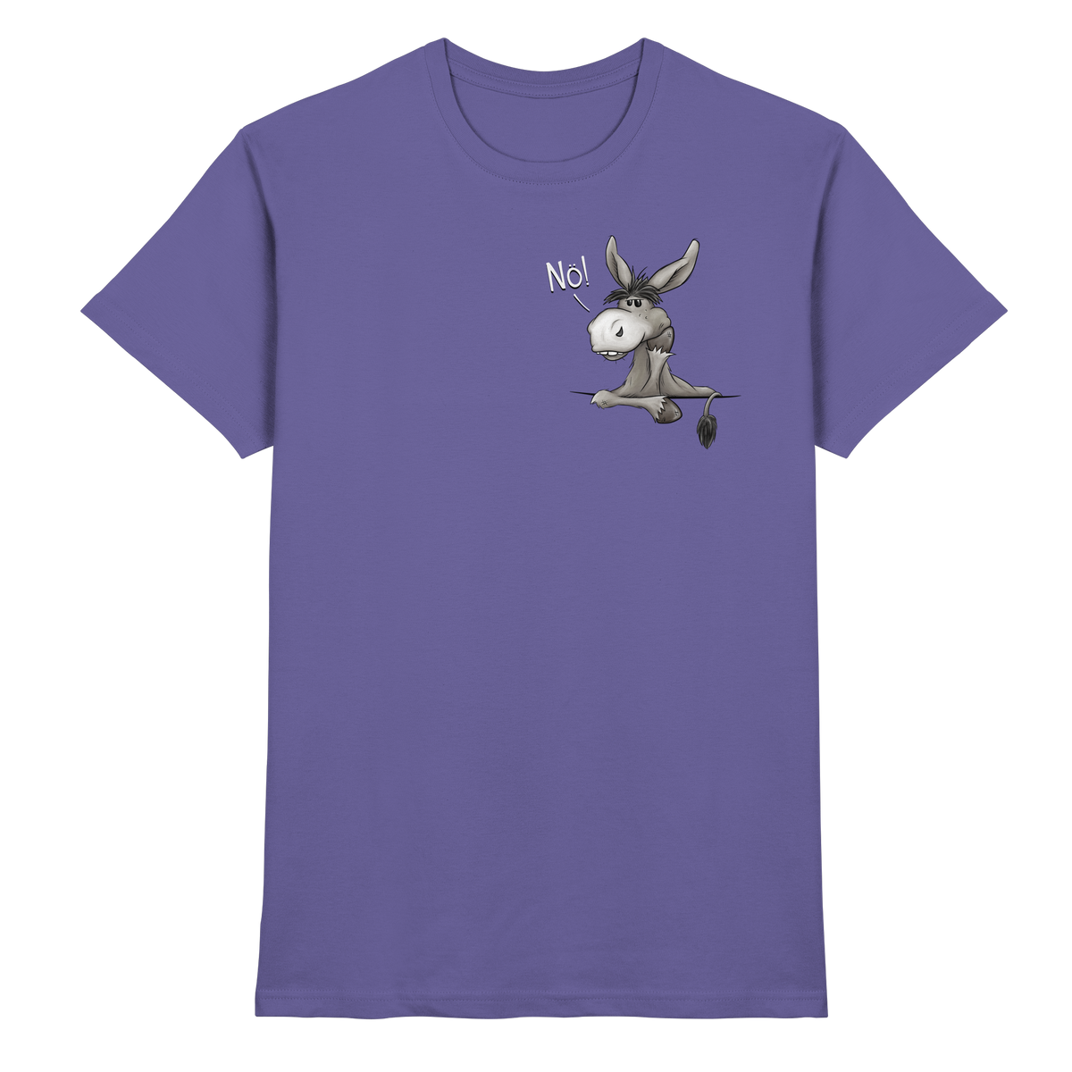 Nö! Störrischer Esel - Premium Shirt