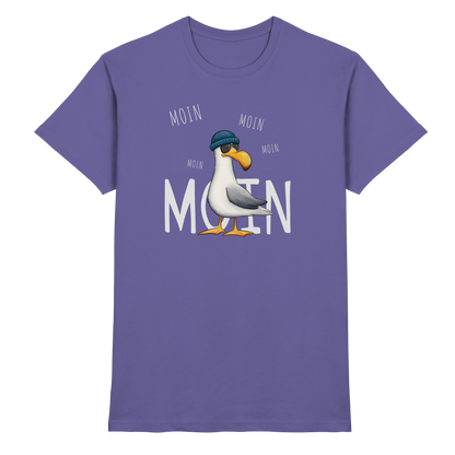 Moin Moin Lässige Hipster Möwe  - Premium Shirt