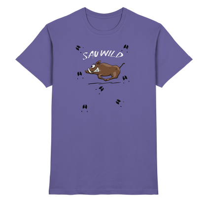 Sauwild wilde Sau | Wildschwein Keiler - Premium Shirt