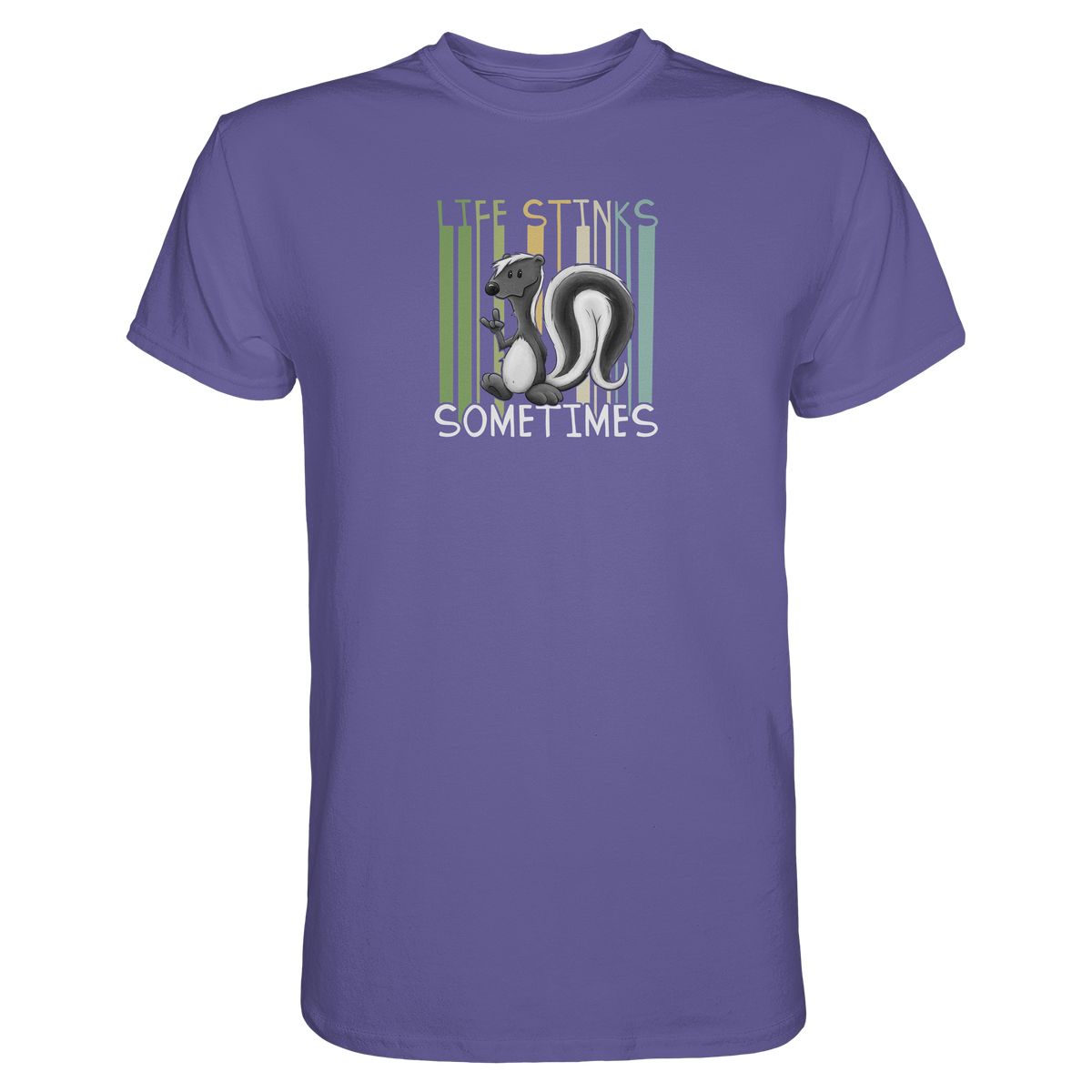 Life Stinks Sometimes Stinktier Weisheit - Premium Shirt