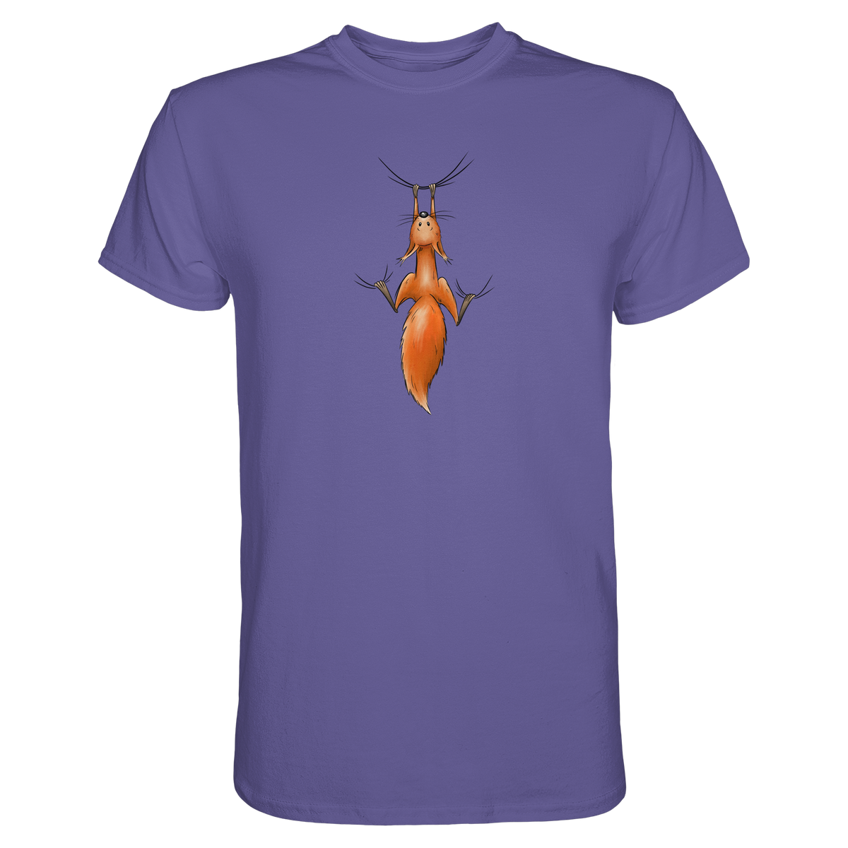 Rotes Eichhörnchen hängt ab - Premium Shirt