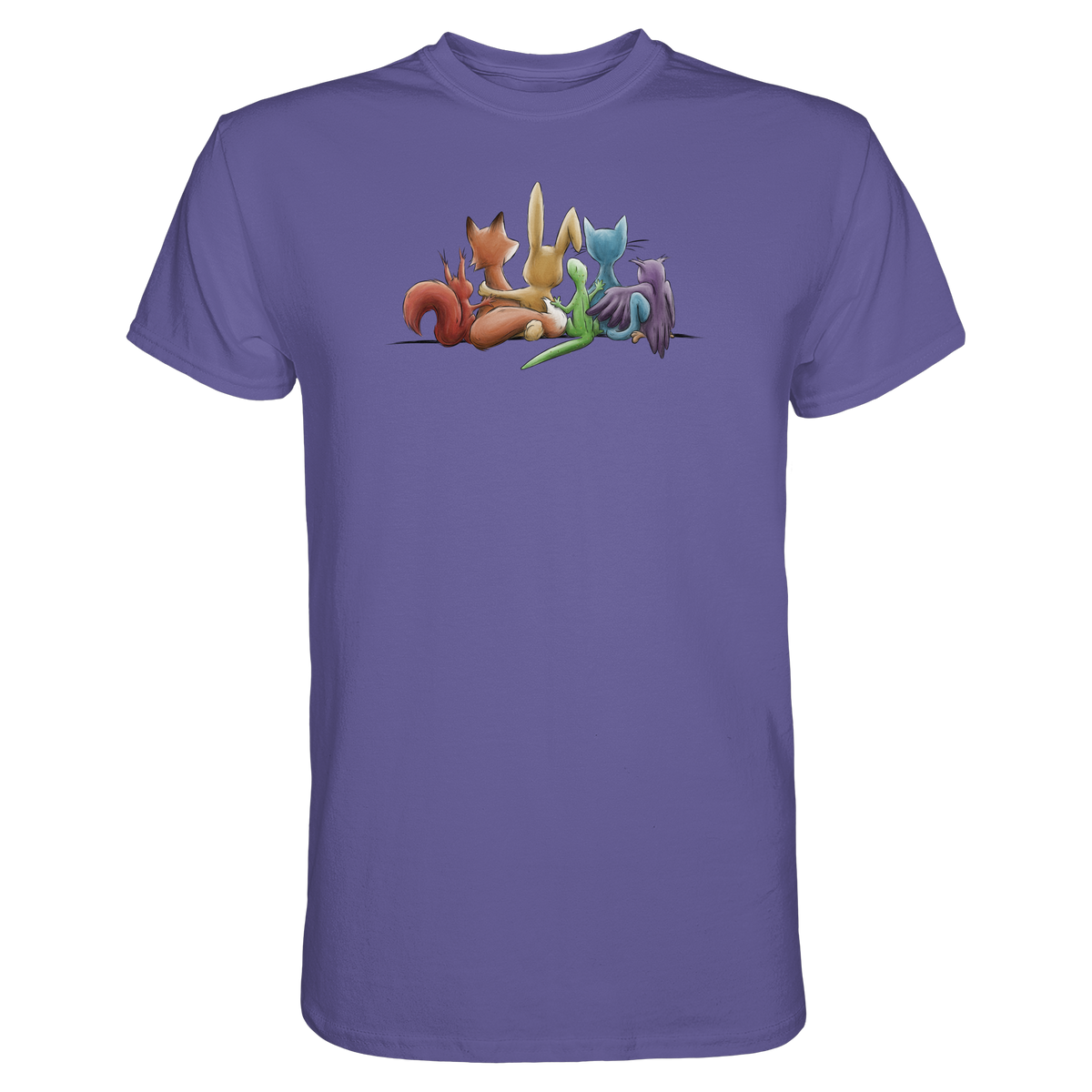 Regenbogen Tiere für Freundschaft, Toleranz und Vielfalt - Premium Shirt