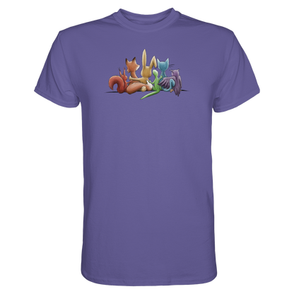 Regenbogen Tiere für Freundschaft, Toleranz und Vielfalt - Premium Shirt