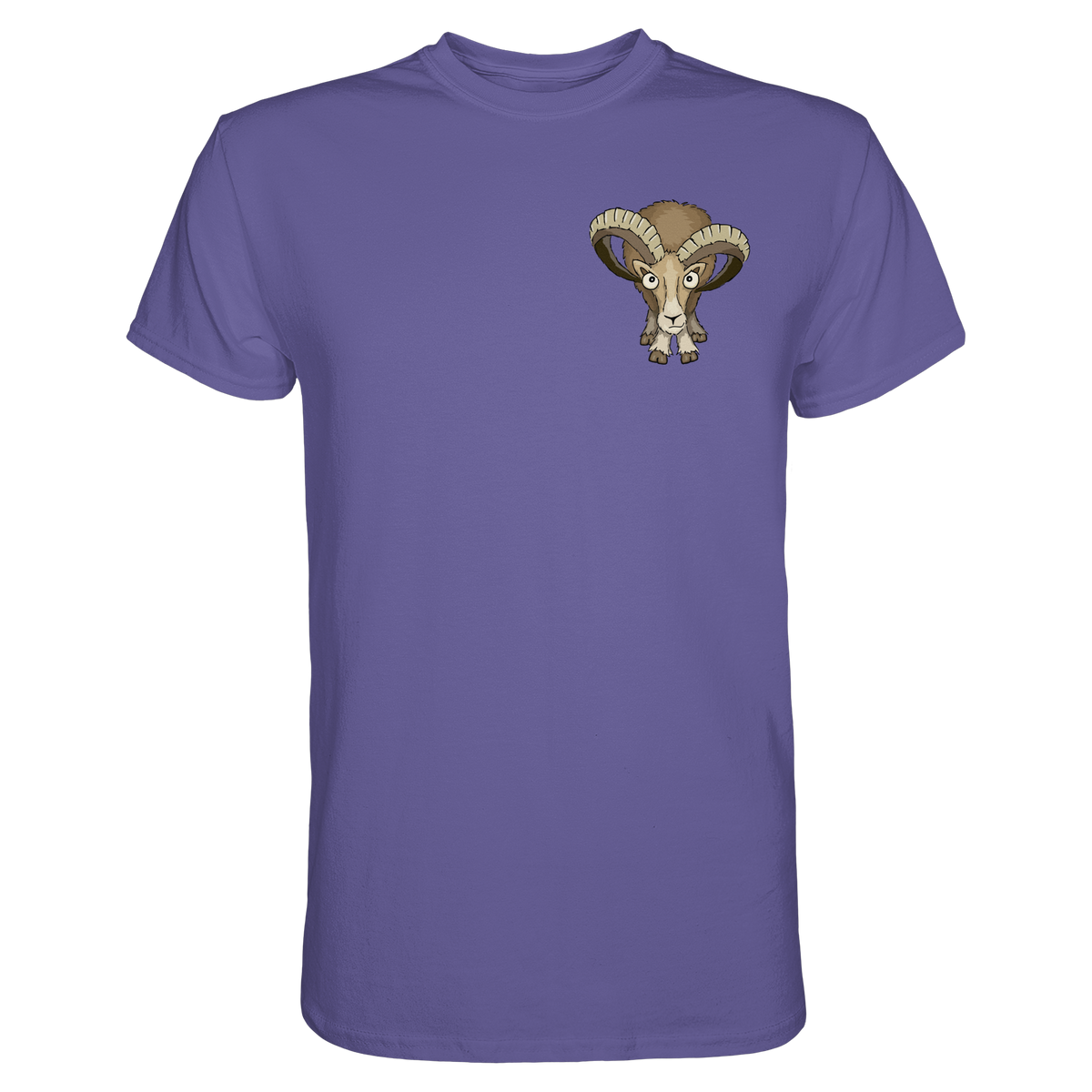 Bockiges Mufflon Widder Schafbock - Premium Shirt
