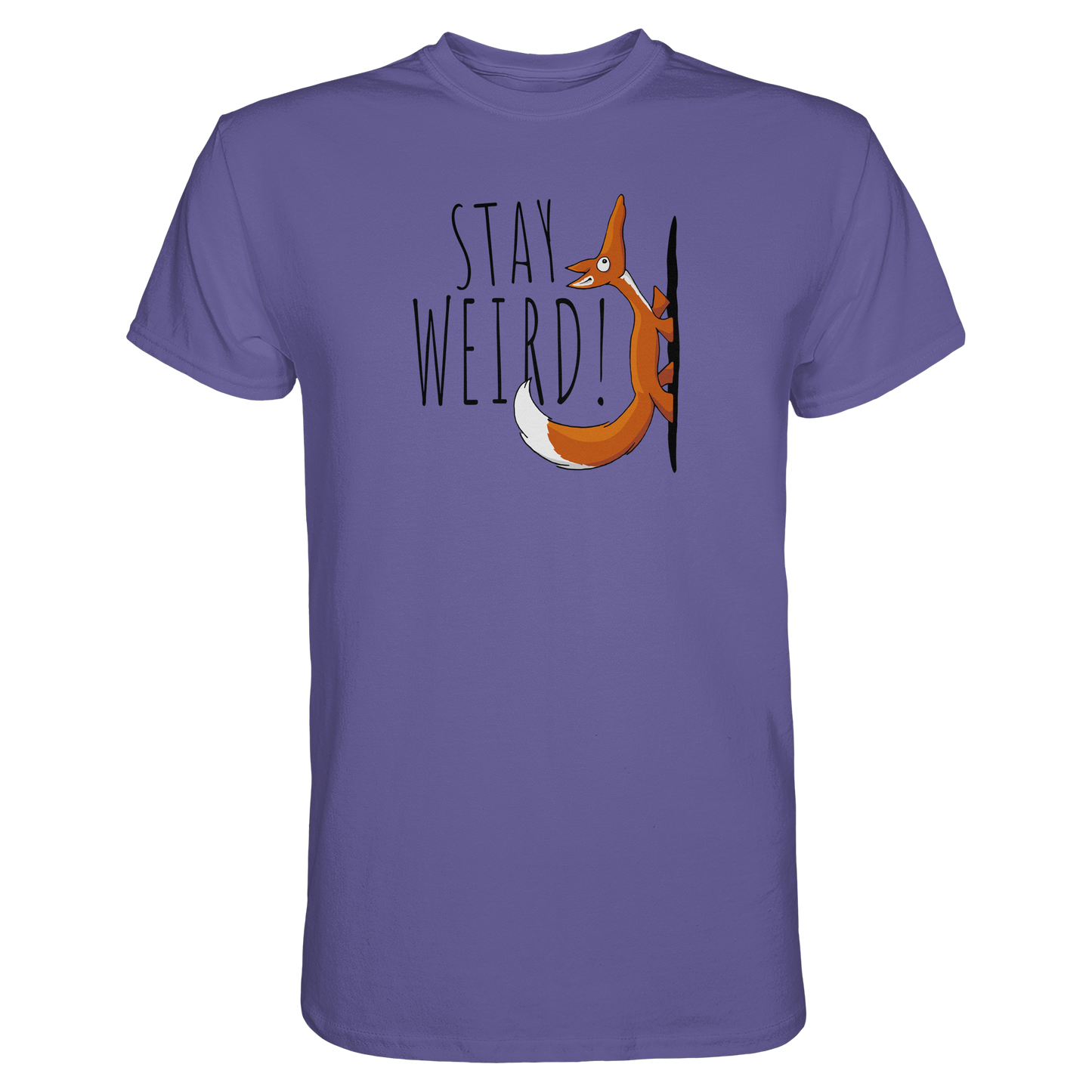 Stay Weird! Schräger Fuchs - Premium Shirt