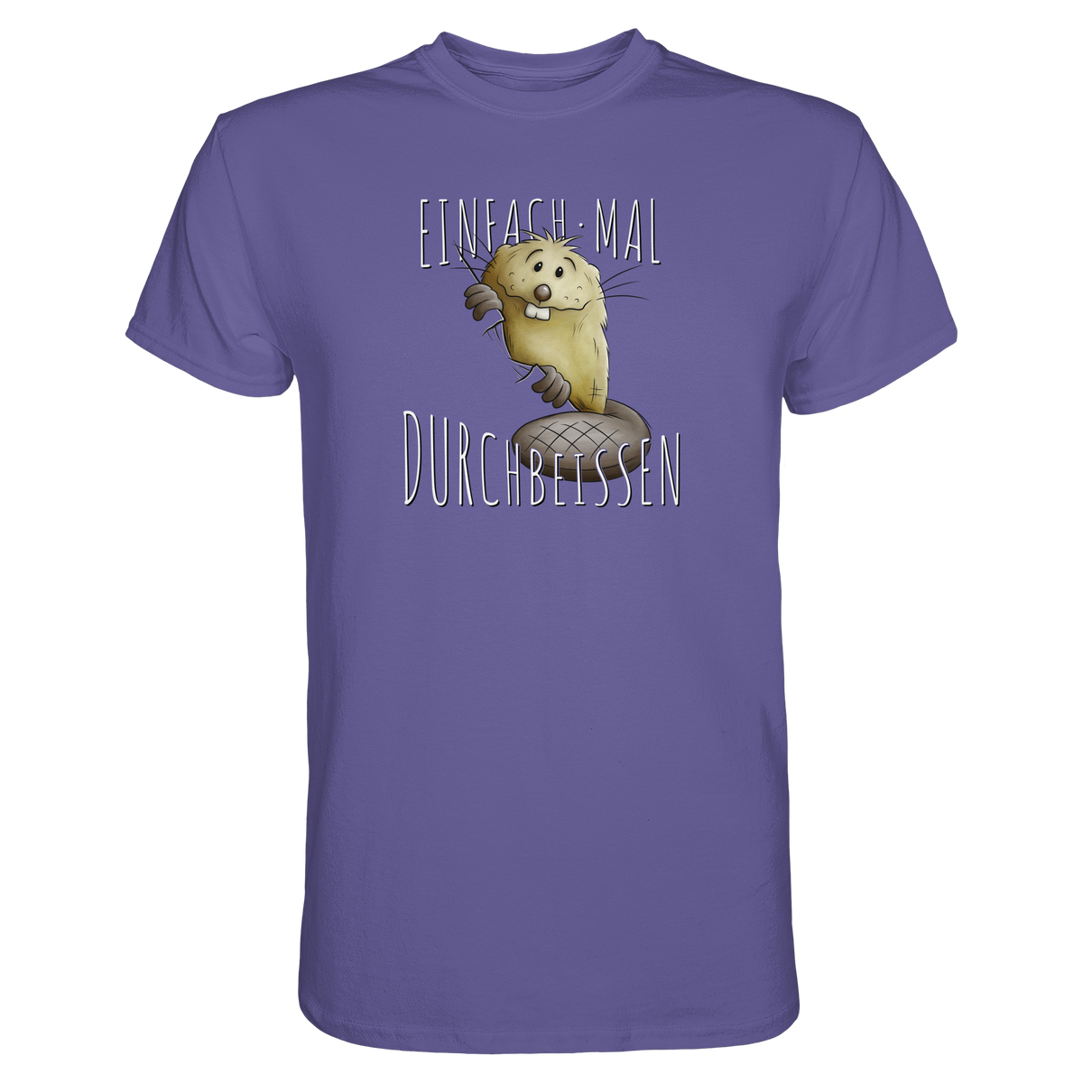Einfach mal Durchbeissen Biber - Premium Shirt
