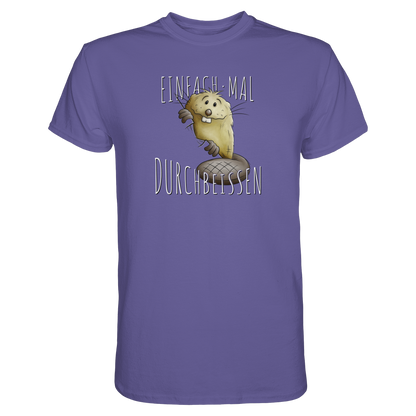 Einfach mal Durchbeissen Biber - Premium Shirt