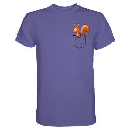 Lässiges Eichhörnchen In Tasche - Premium Shirt