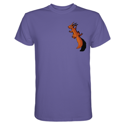 Süßes Eichhörnchen klettert - Premium Shirt