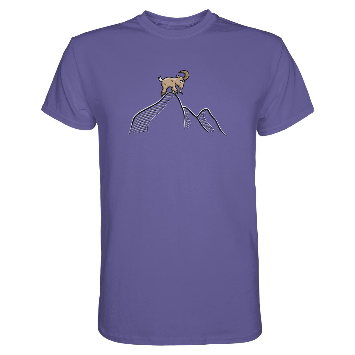 Ziegenbock in den Bergen - Premium Shirt