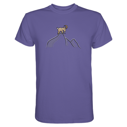 Ziegenbock in den Bergen - Premium Shirt