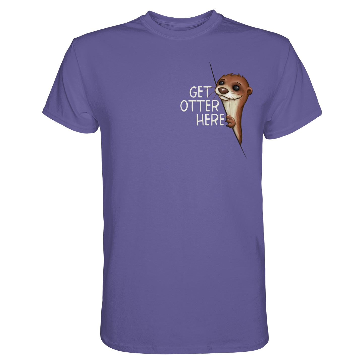 Get Otter Here | Lustiger Otter Kalauer - Premium Shirt