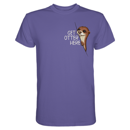 Get Otter Here | Lustiger Otter Kalauer - Premium Shirt