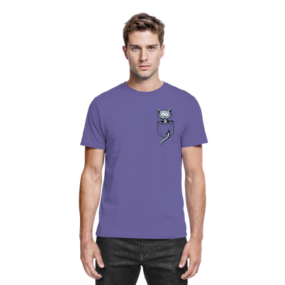 Verrückte Katze in Deiner Brust-Tasche - Premium Shirt