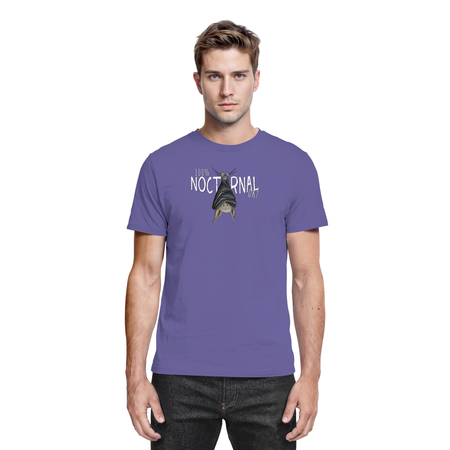 100% nachtaktive Fledermaus - Premium Shirt