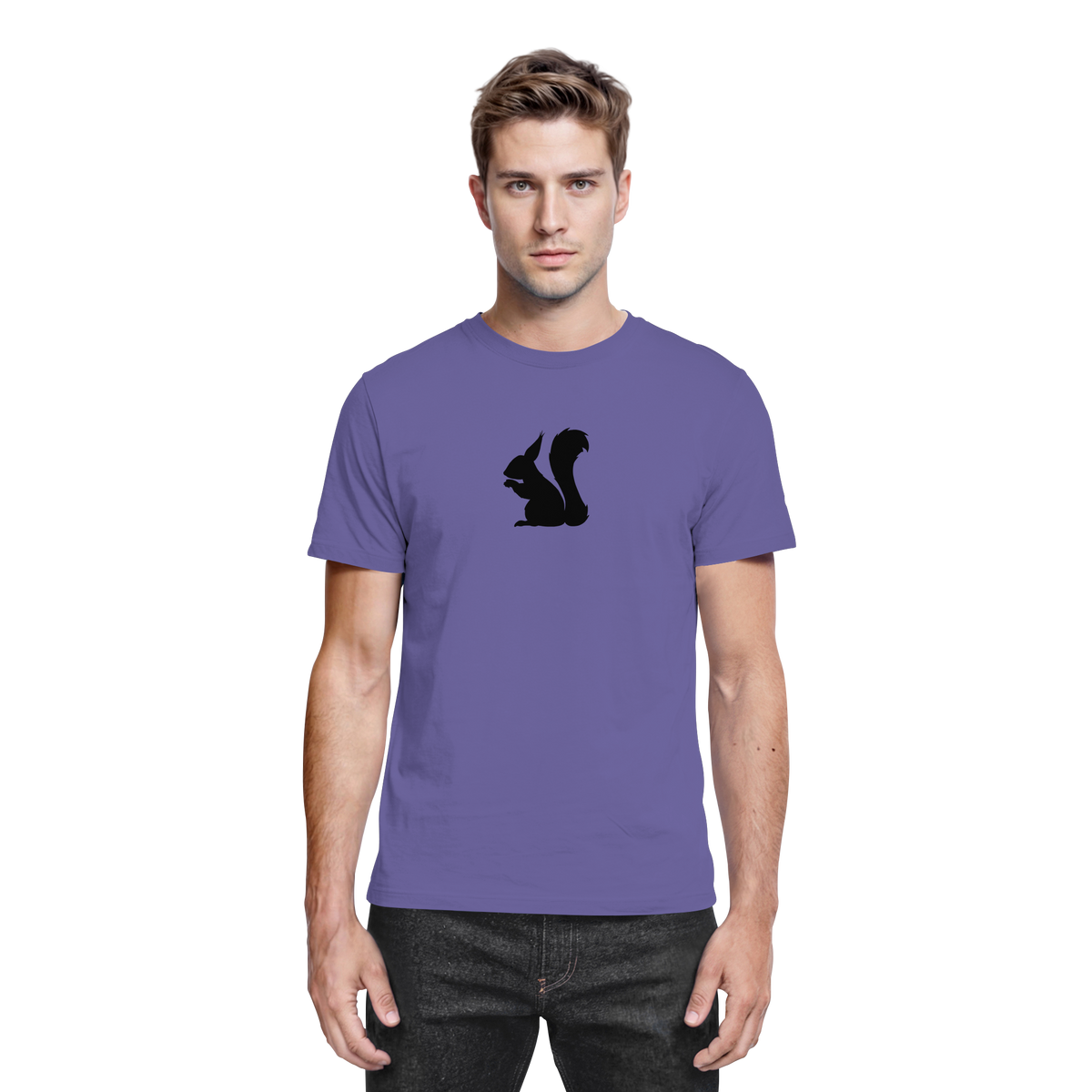 Eichhörnchen Silhouette - Premium Shirt