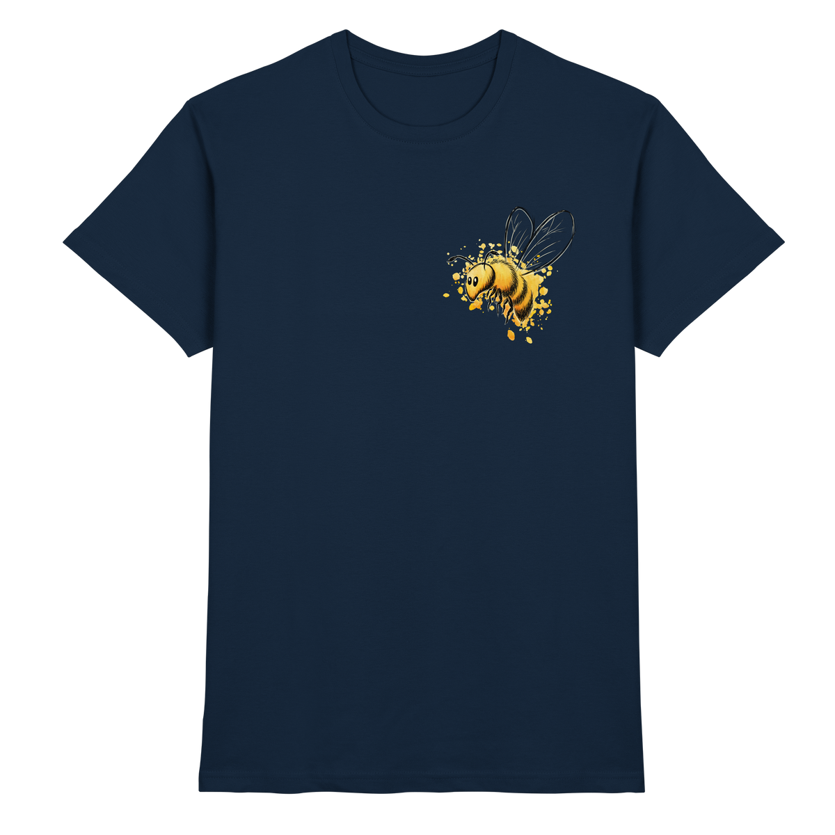 Lässige kleine Honig-Biene - Premium Shirt