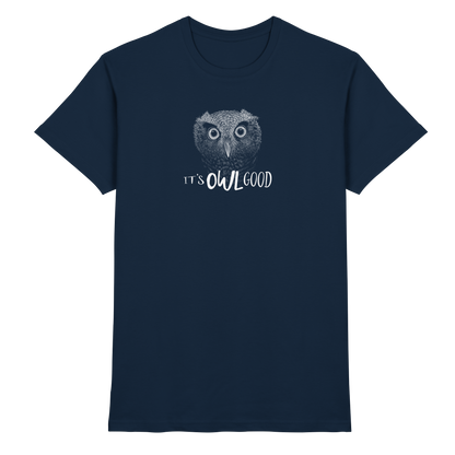 OWL Good | Kritzel-Kunst-Eule - Premium Shirt