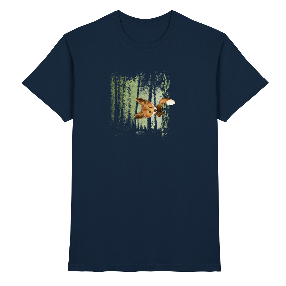 Fuchs im Zwielicht-Wald - Premium Shirt