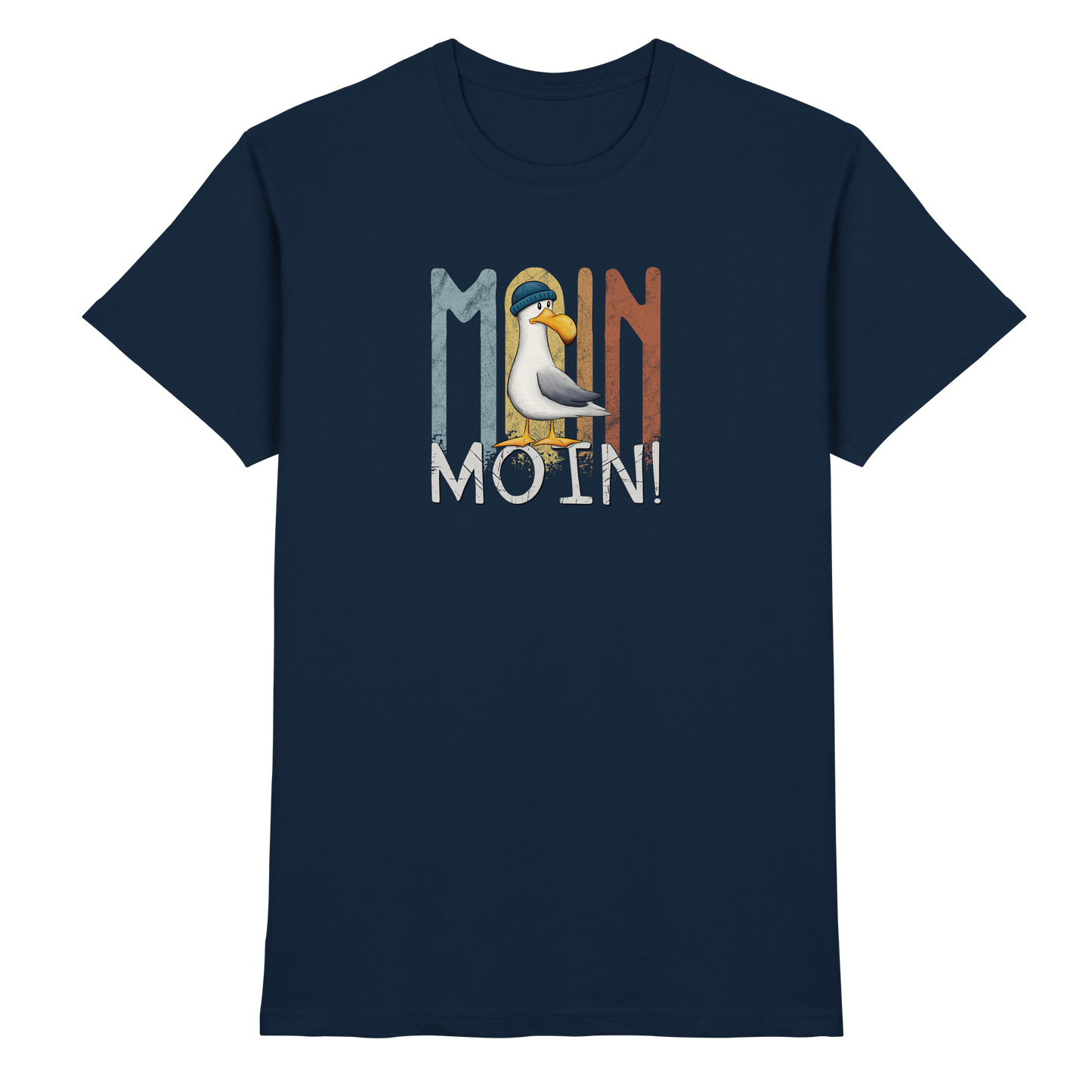 Moin Moin norddeutsche Möwe - Premium Shirt