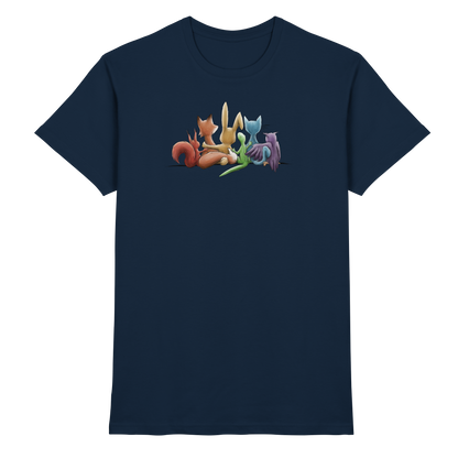 Regenbogen Tiere für Freundschaft, Toleranz und Vielfalt - Premium Shirt