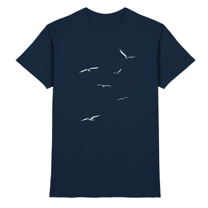 Vogelschwarm – Traum vom Fliegen - Premium Shirt
