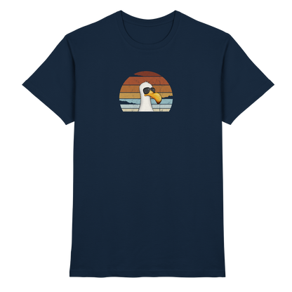 Cool lässige Retro Möwe - Premium Shirt