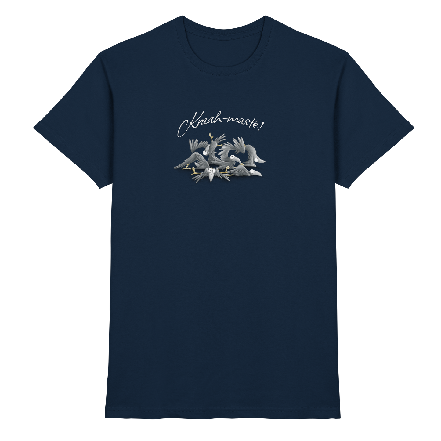Kraah-masté! Yoga Raben Krähen - Premium Shirt