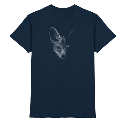 Fuchs Kritzelkunst Illustration - Premium Shirt
