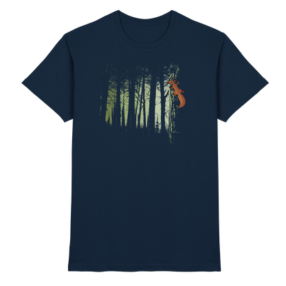 Eichhörnchen im Zwielicht-Wald - Premium Shirt