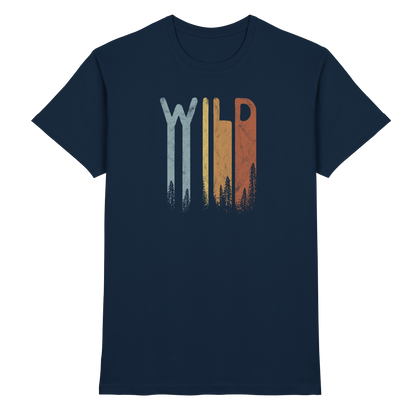 Wild Retro Schriftzug - Premium Shirt