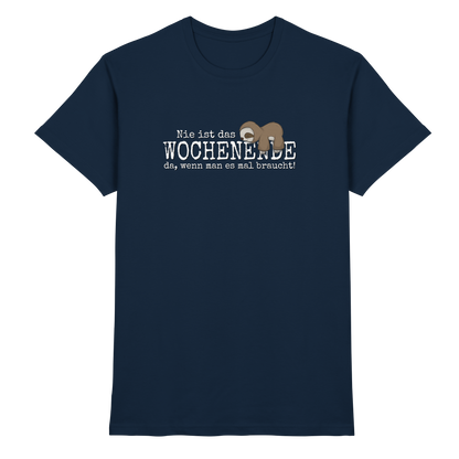 Kawaii Faultier Wochenende - Premium Shirt