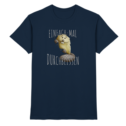 Einfach mal Durchbeissen Biber - Premium Shirt