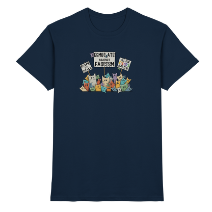 Demo-Katzen gegen Faschismus und für Vielfalt - Premium Shirt