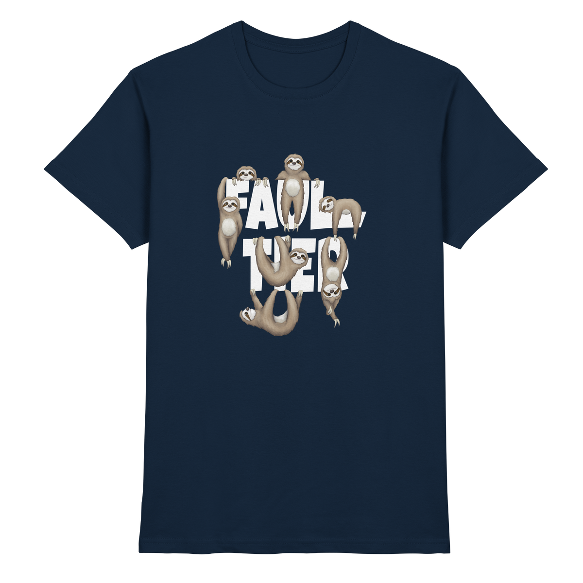 Viele gechillte Faultiere - Premium Shirt