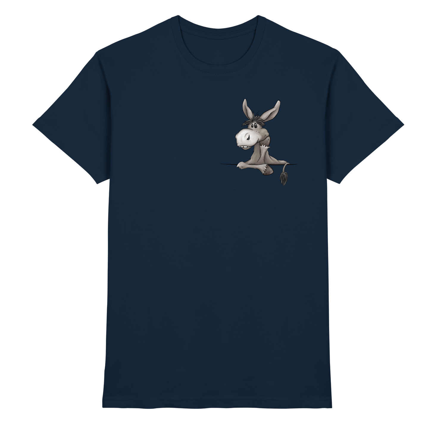 Lustiger lässiger Esel - Premium Shirt