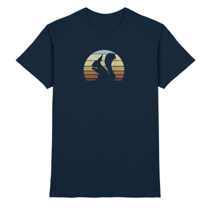 Retro Eichhörnchen Silhouette - Premium Shirt