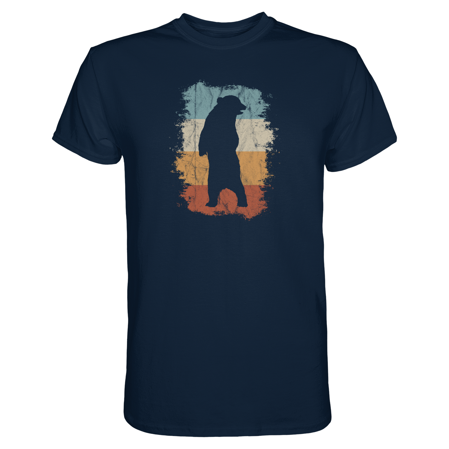 Retro Bären-Silhouette - Premium Shirt
