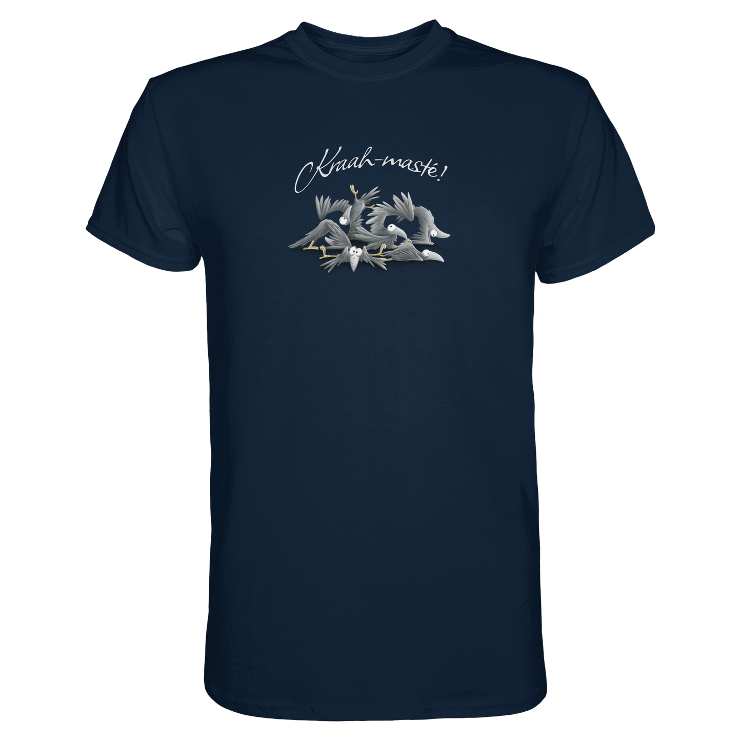 Kraah-masté! Yoga Raben Krähen - Premium Shirt