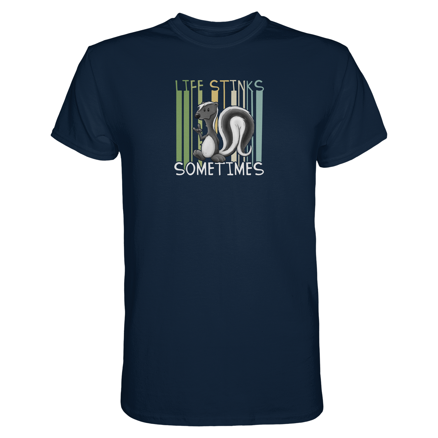 Life Stinks Sometimes Stinktier Weisheit - Premium Shirt