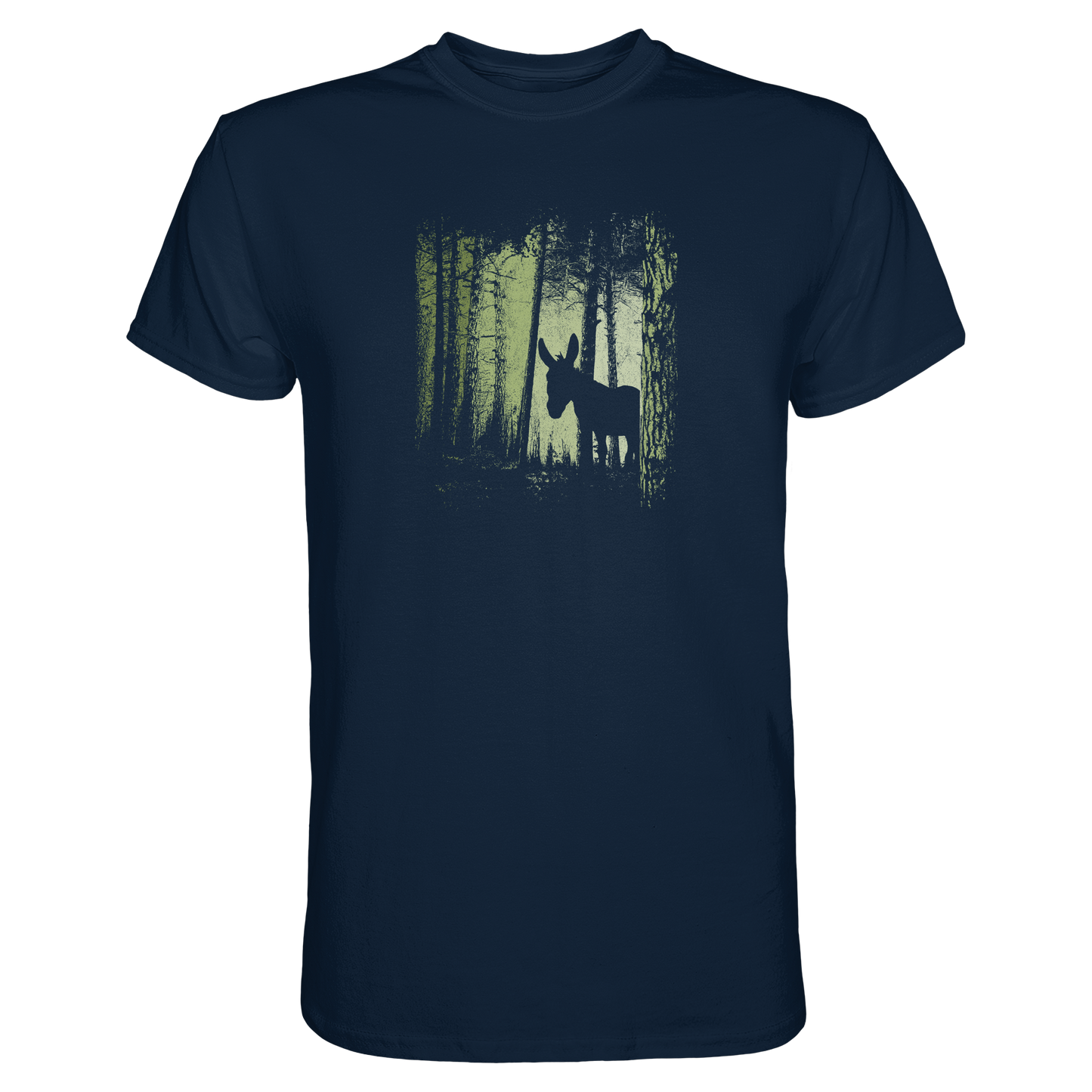 Esel im Zwielicht-Wald - Premium Shirt