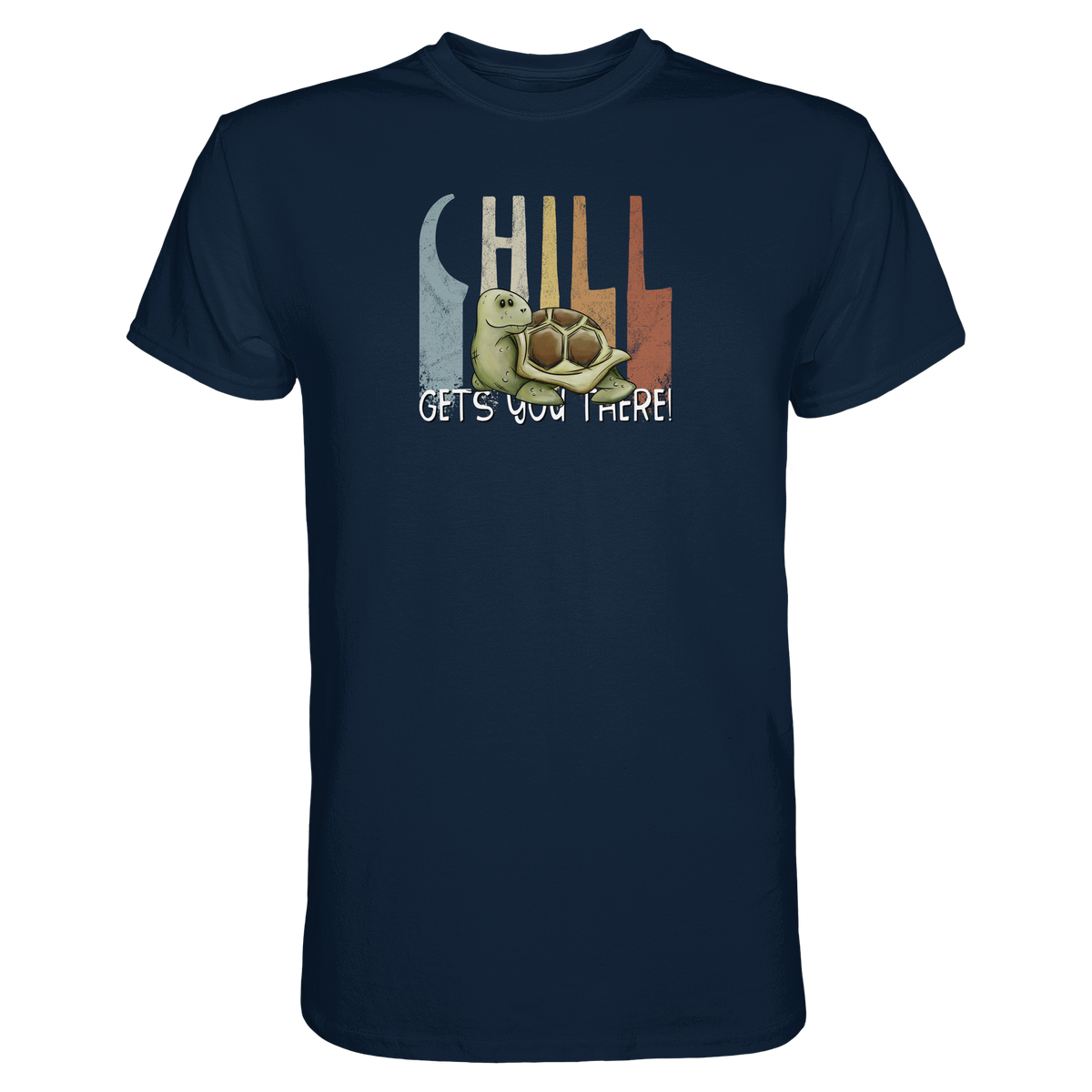 Gechillt gemütliche Schildkröte - Premium Shirt