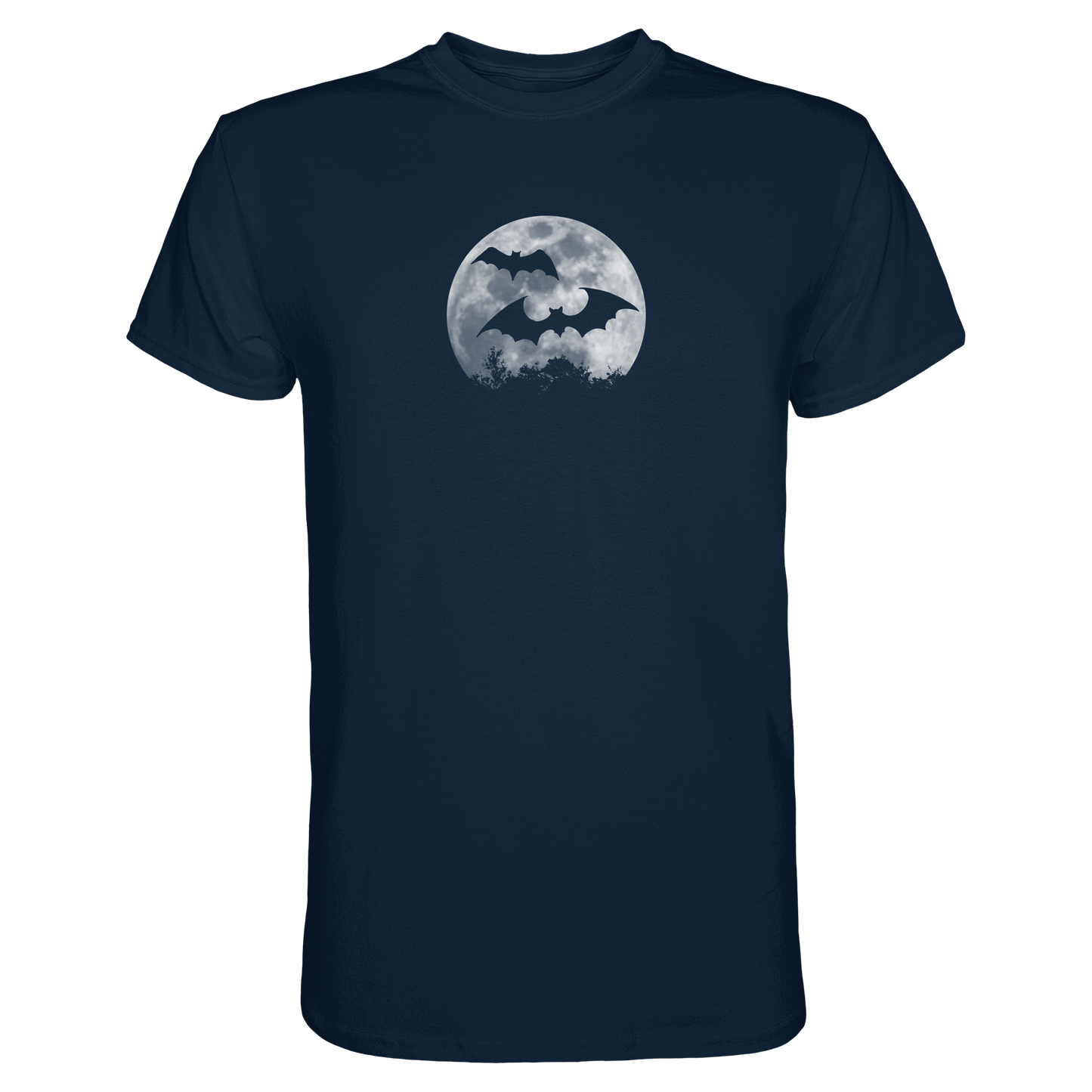 Fledermaus Silhouetten bei Vollmond - Premium Shirt