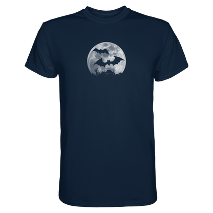 Fledermaus Silhouetten bei Vollmond - Premium Shirt