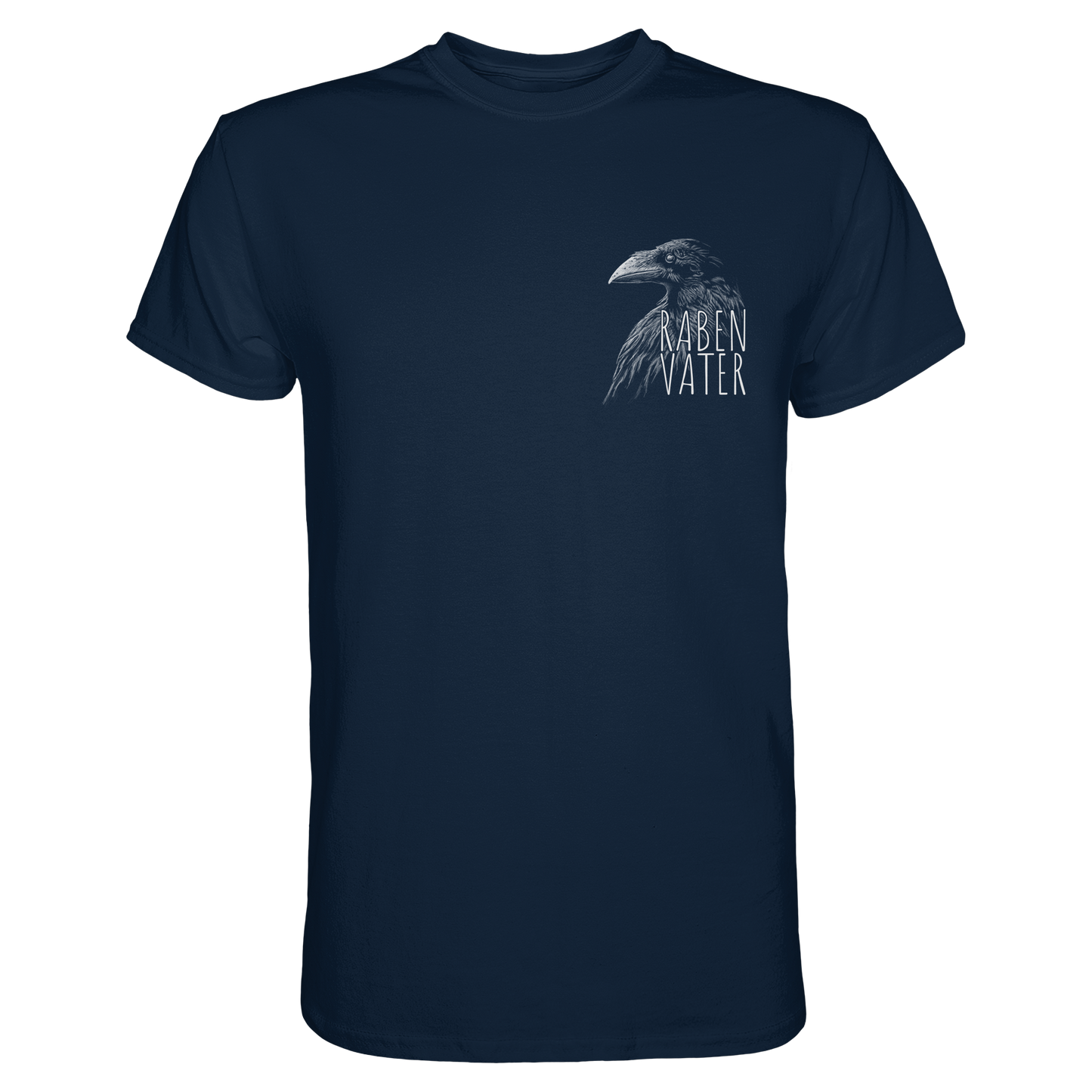 Rabenvater schwarzer Rabe Krähe - Premium Shirt