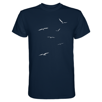 Vogelschwarm – Traum vom Fliegen - Premium Shirt